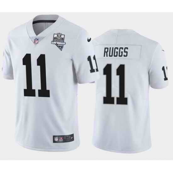 Men's Oakland Raiders White #11 Henry Ruggs 2020 Inaugural Season Vapor Limited Stitched NFL Jersey